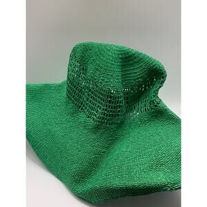 A NEW DAY Women's Green Woven Sun Hat SZ S/M